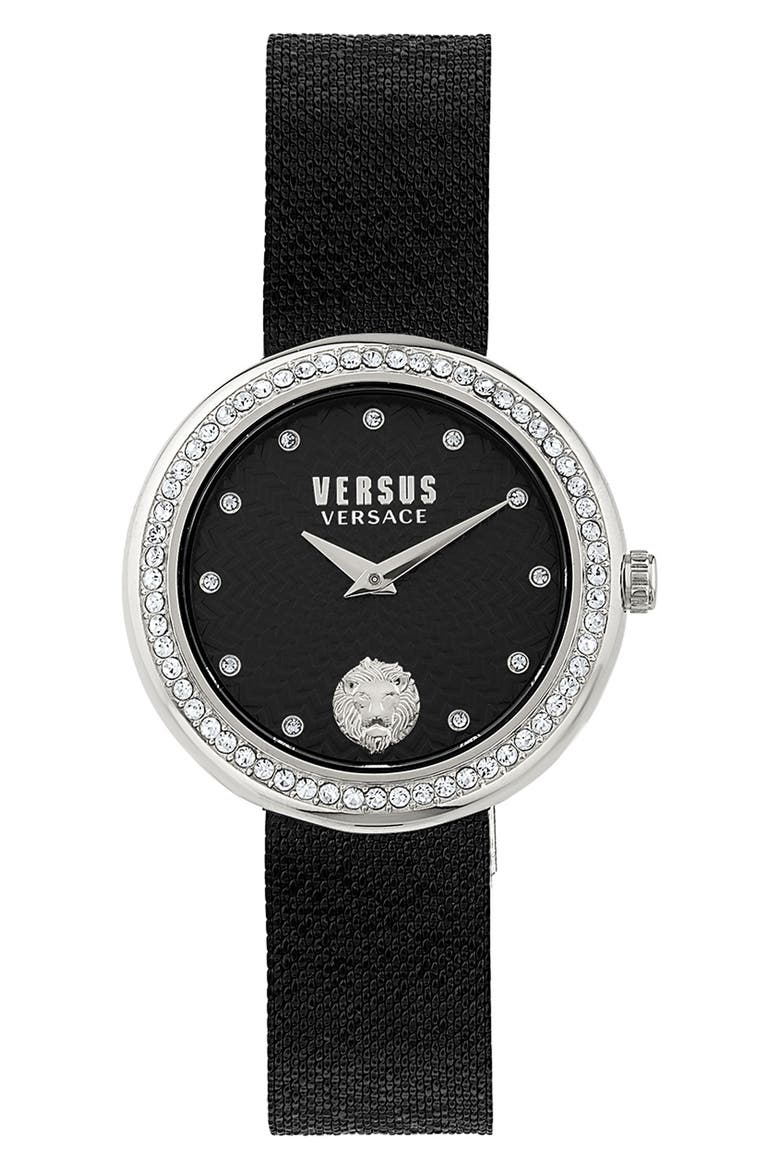 Lea Crystal Bracelet Watch, 35mm, Main, color, STAINLESS STEEL