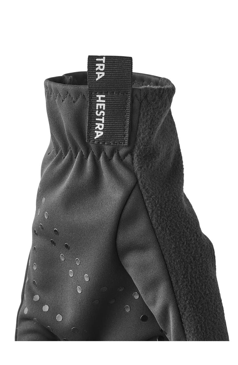 Hestra Runners Touchscreen Gloves, Alternate, color, Black/ Black