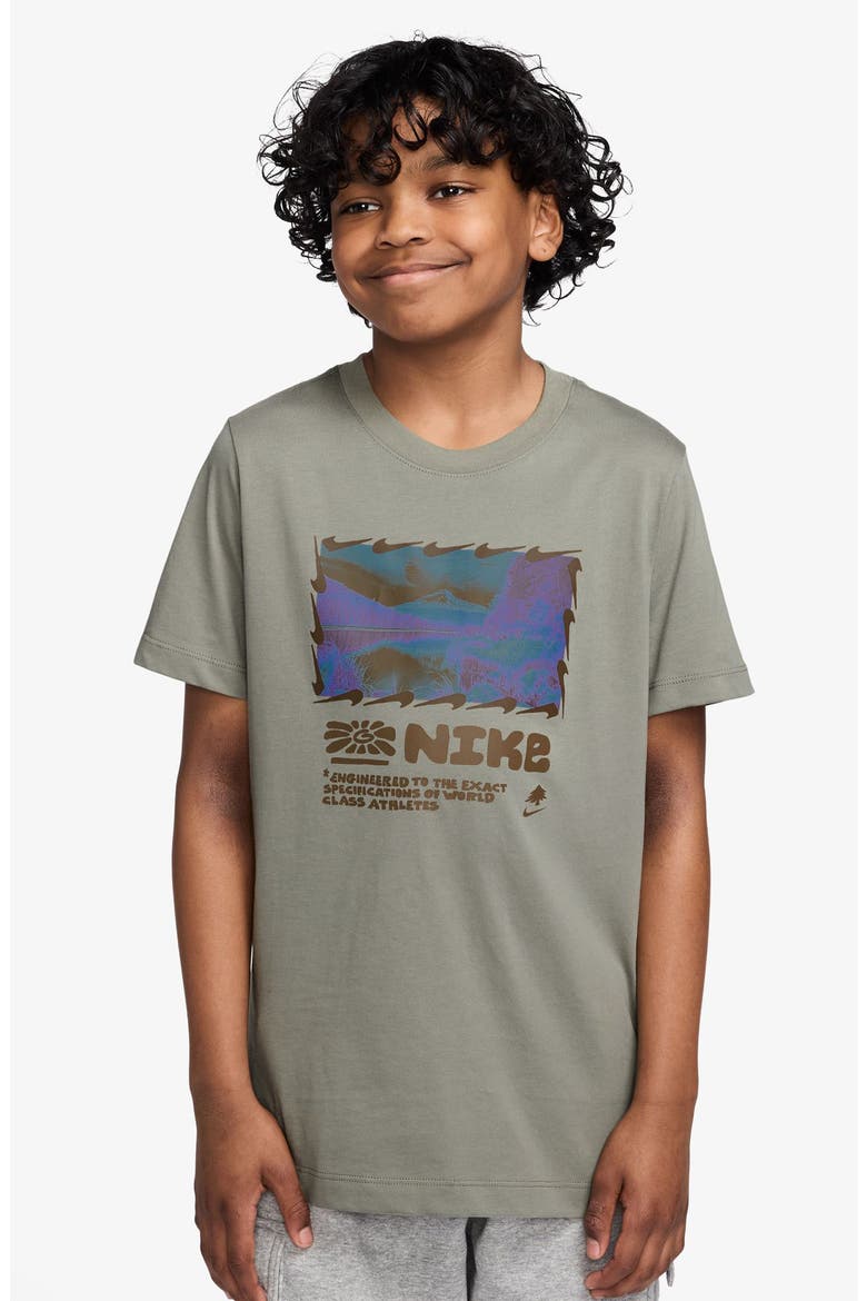 Kids' Create Graphic T-Shirt, Main, color, LIGHT ARMY