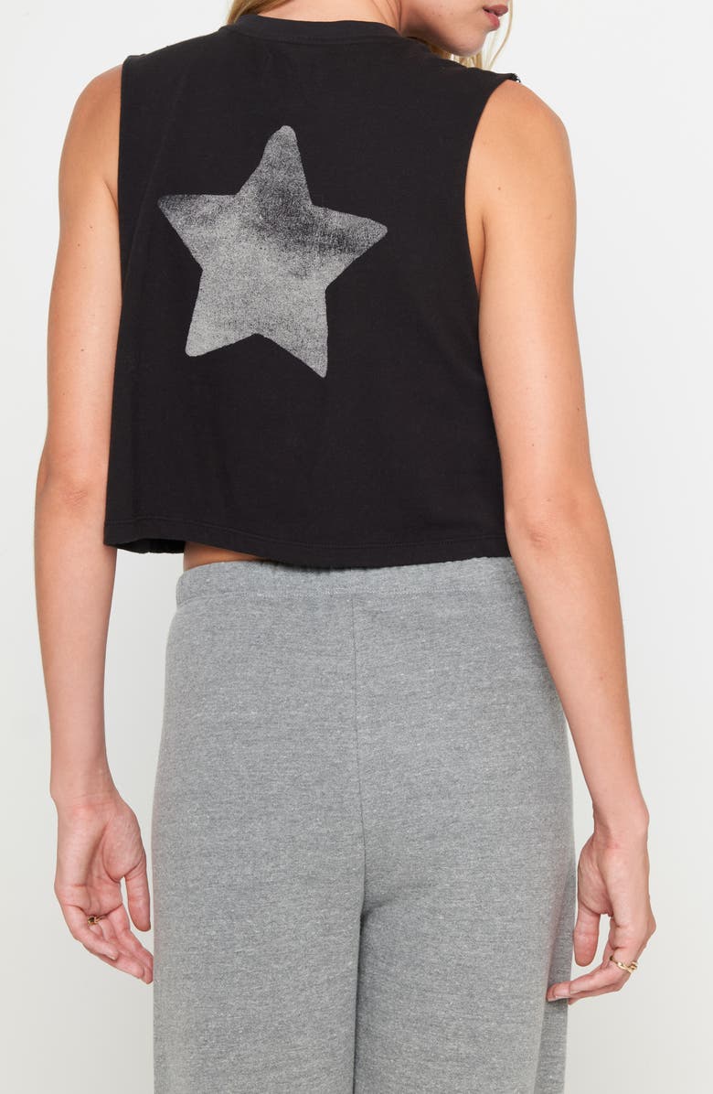 Spiritual Gangster Nova Callie Cotton Crop Tank, Alternate, color, Black