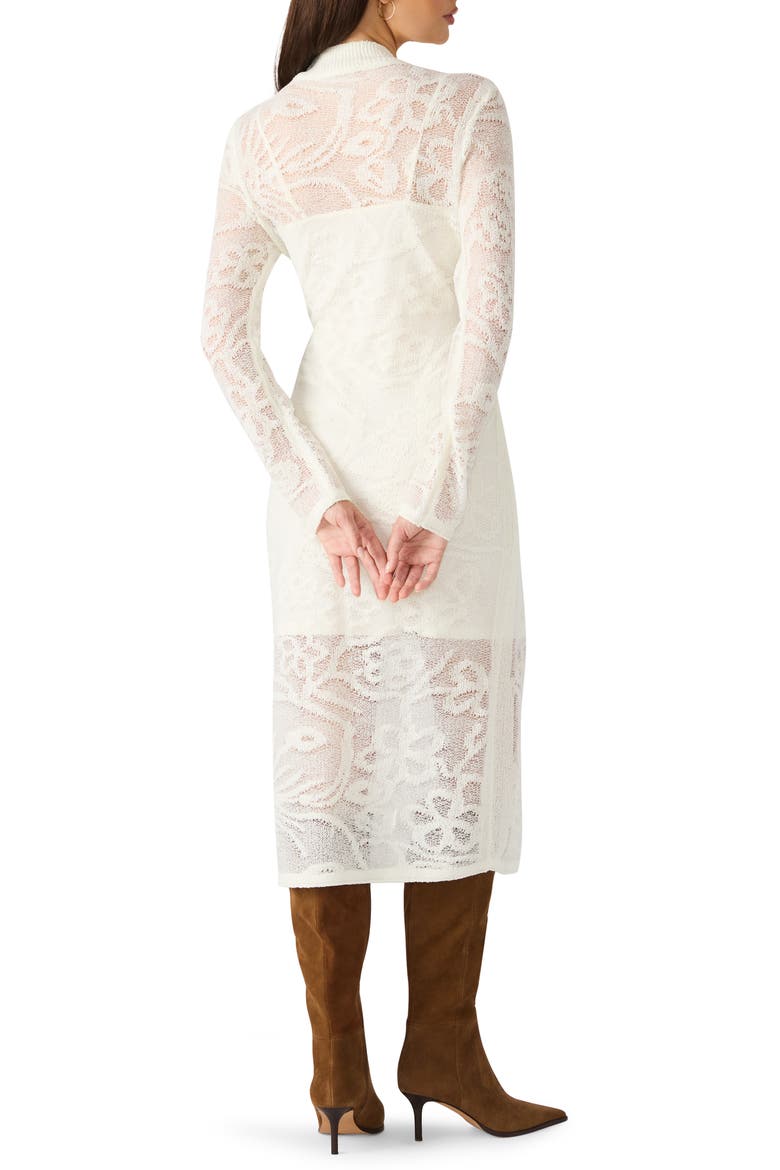 Illie Long Sleeve Sweater Dress, Alternate, color, ANTIQUE WHITE