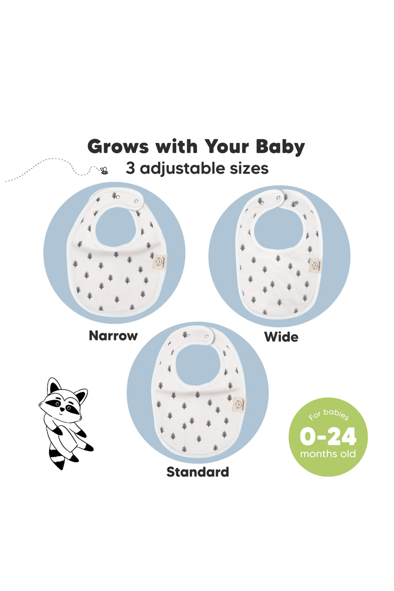 8-Pack Baby Drool Bibs, Alternate, color, Nordic