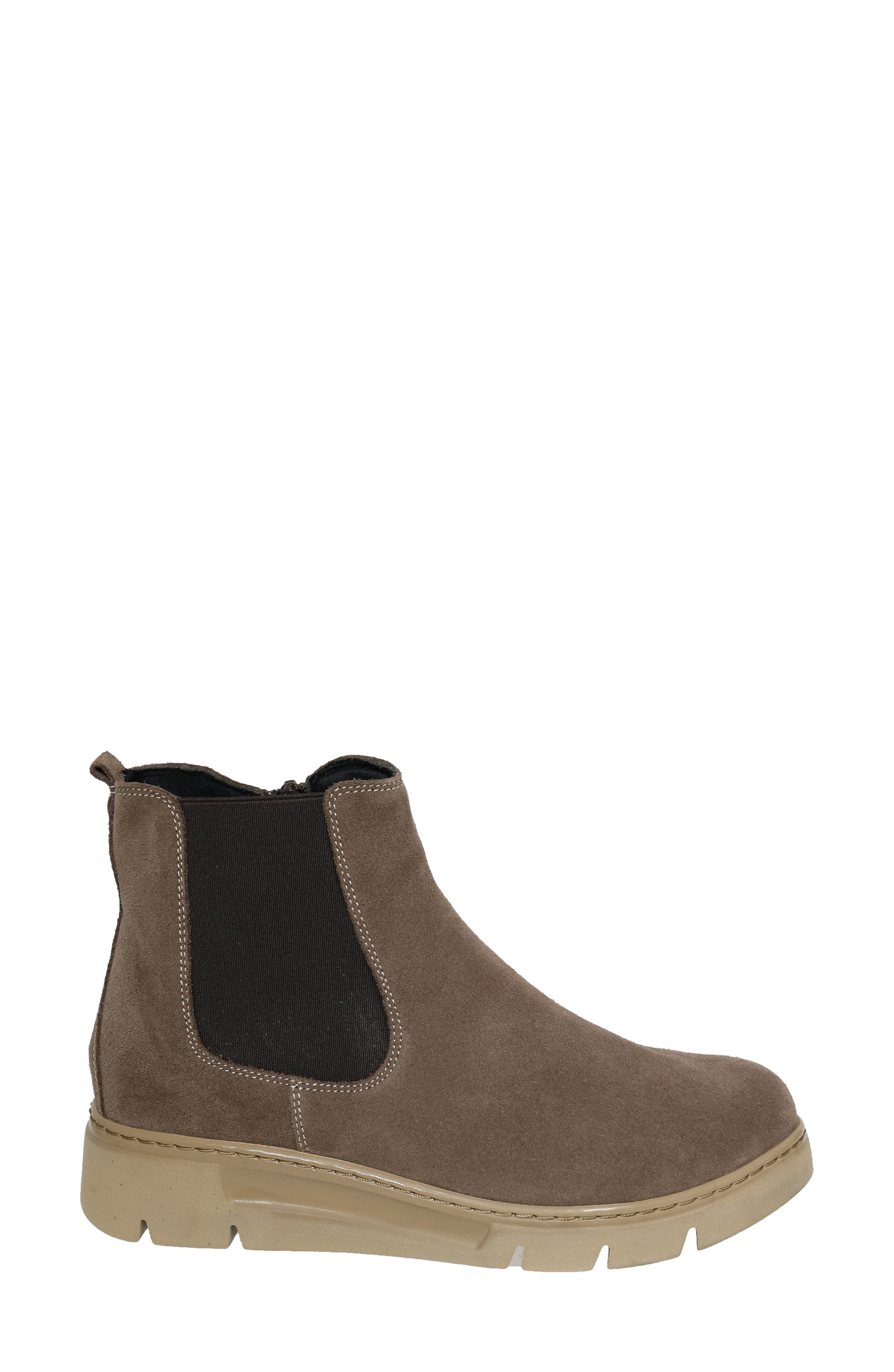 Promo Leather Chelsea Boot, Alternate, color, CARMEL SUEDE