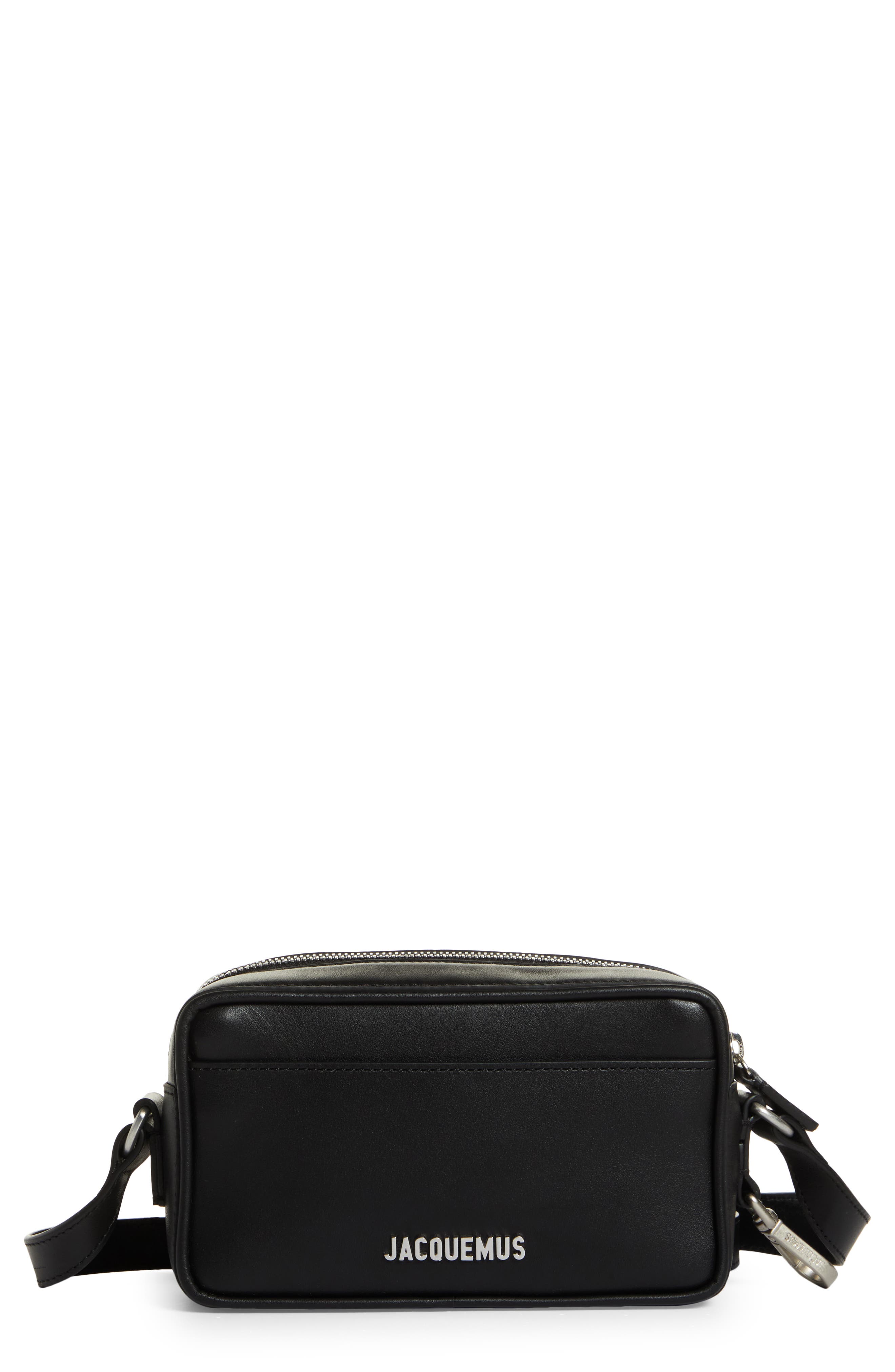 Jacquemus Le Baneto Leather Crossbody Bag, Main, color, 