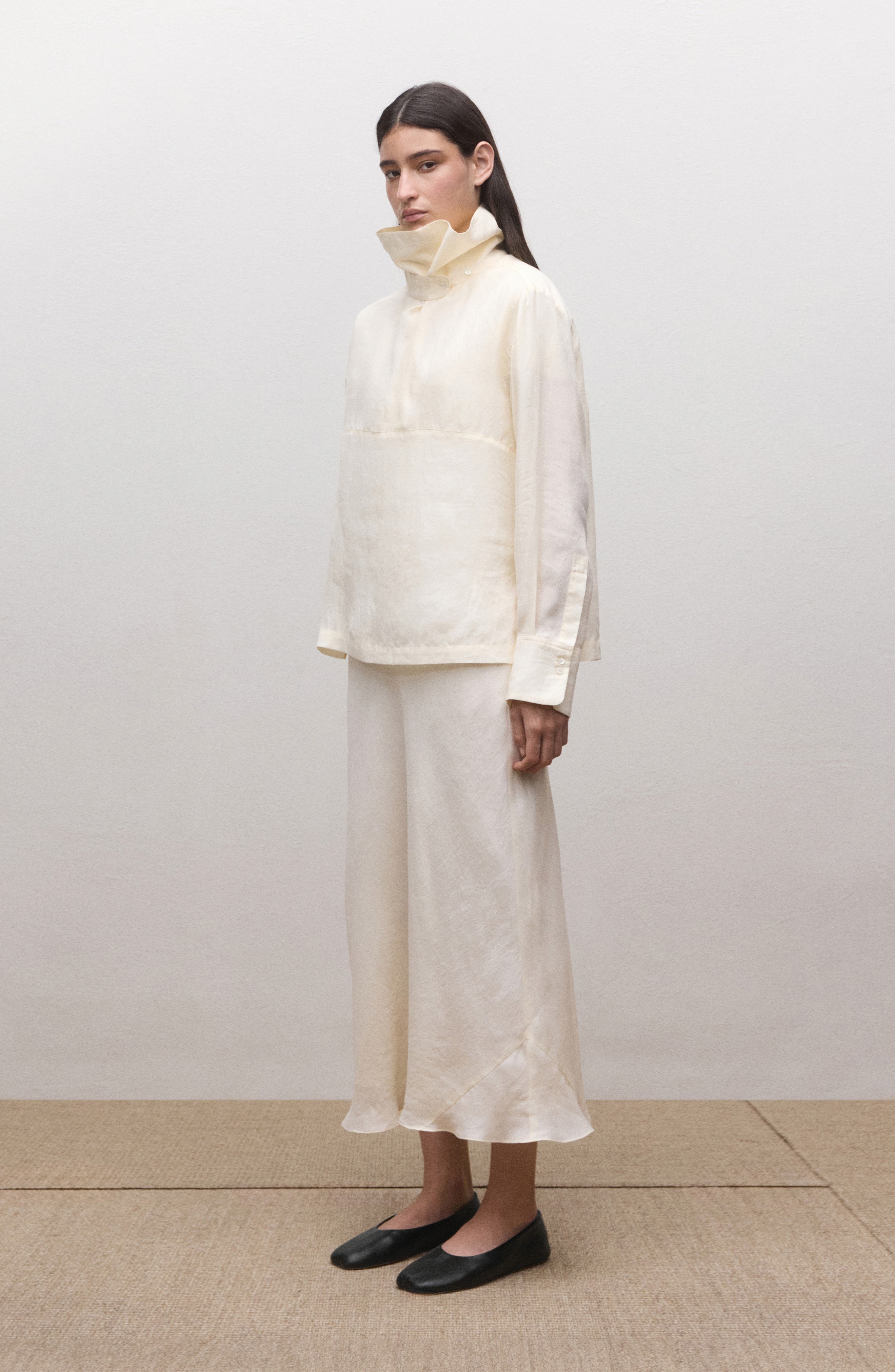 MANGO Ballet Flat, Alternate, color, Black