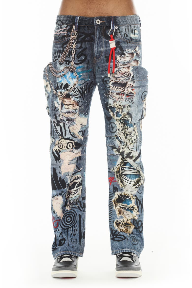 Grunge 607 Baggy Jeans, Main, color, DIGITAL