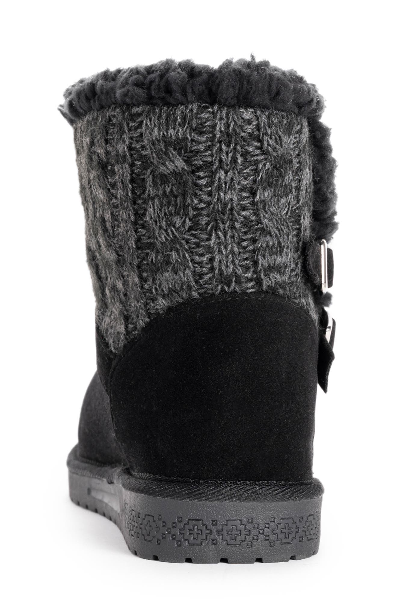 Alyx Faux Fur Lined Boot, Alternate, color, BLACK/ DARK GREY