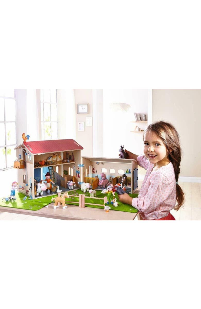 HABA Little Friends Sheep - 3.5" Farm Animal Toy Figure, Alternate, color, Multi