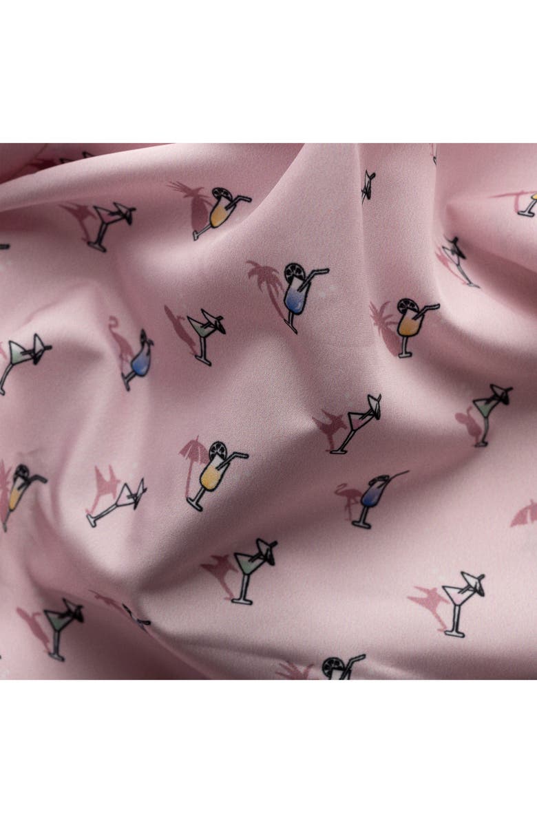 Eton Drinks Swim Trunks, Alternate, color, Pink/ Red