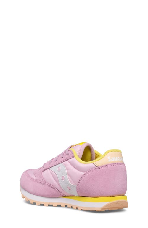 Saucony Jazz Original Sneaker In Pink/yellow/peach