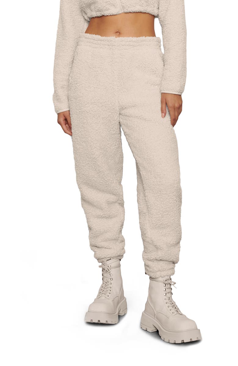 SKIMS Teddy High Pile Fleece Joggers, Main, color,
