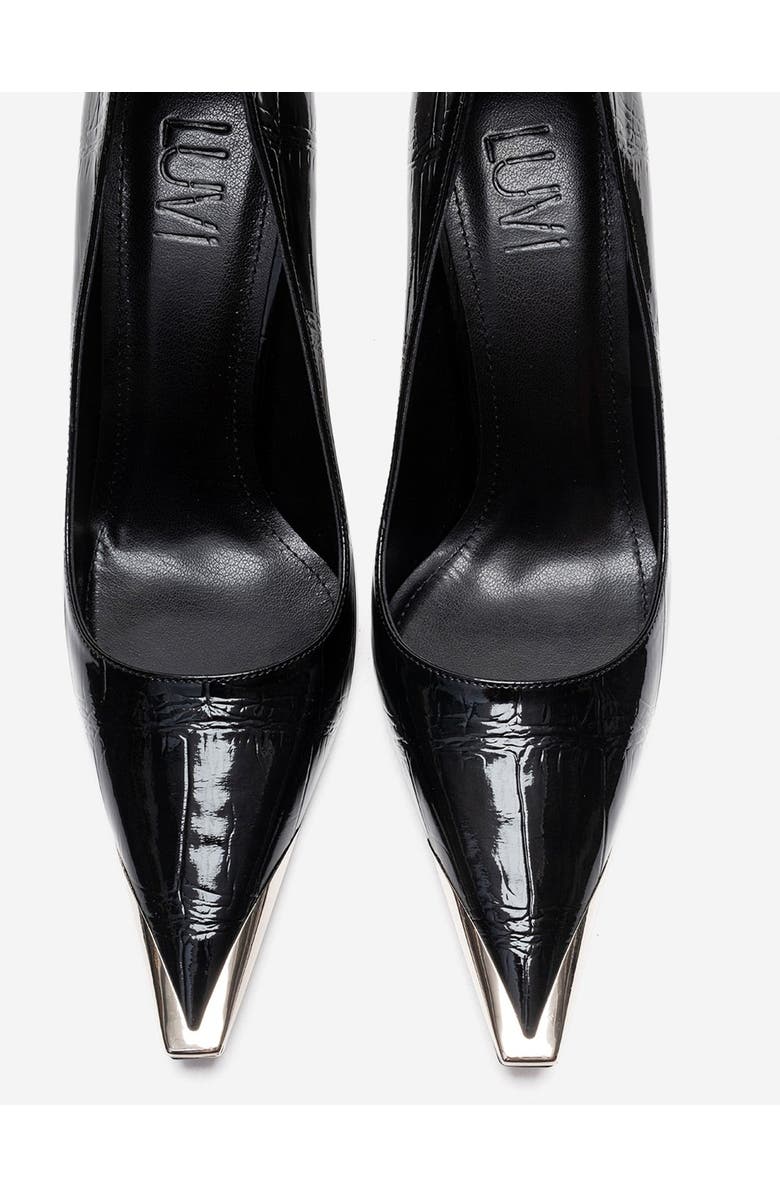 Prologue Shoes Alvena Stiletto Pump, Alternate, color, Black Print