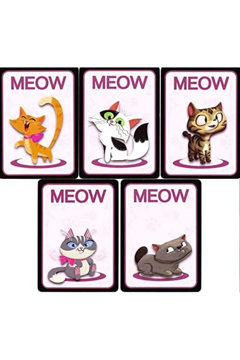 Meow Card Game, Alternate, color, Multicolored