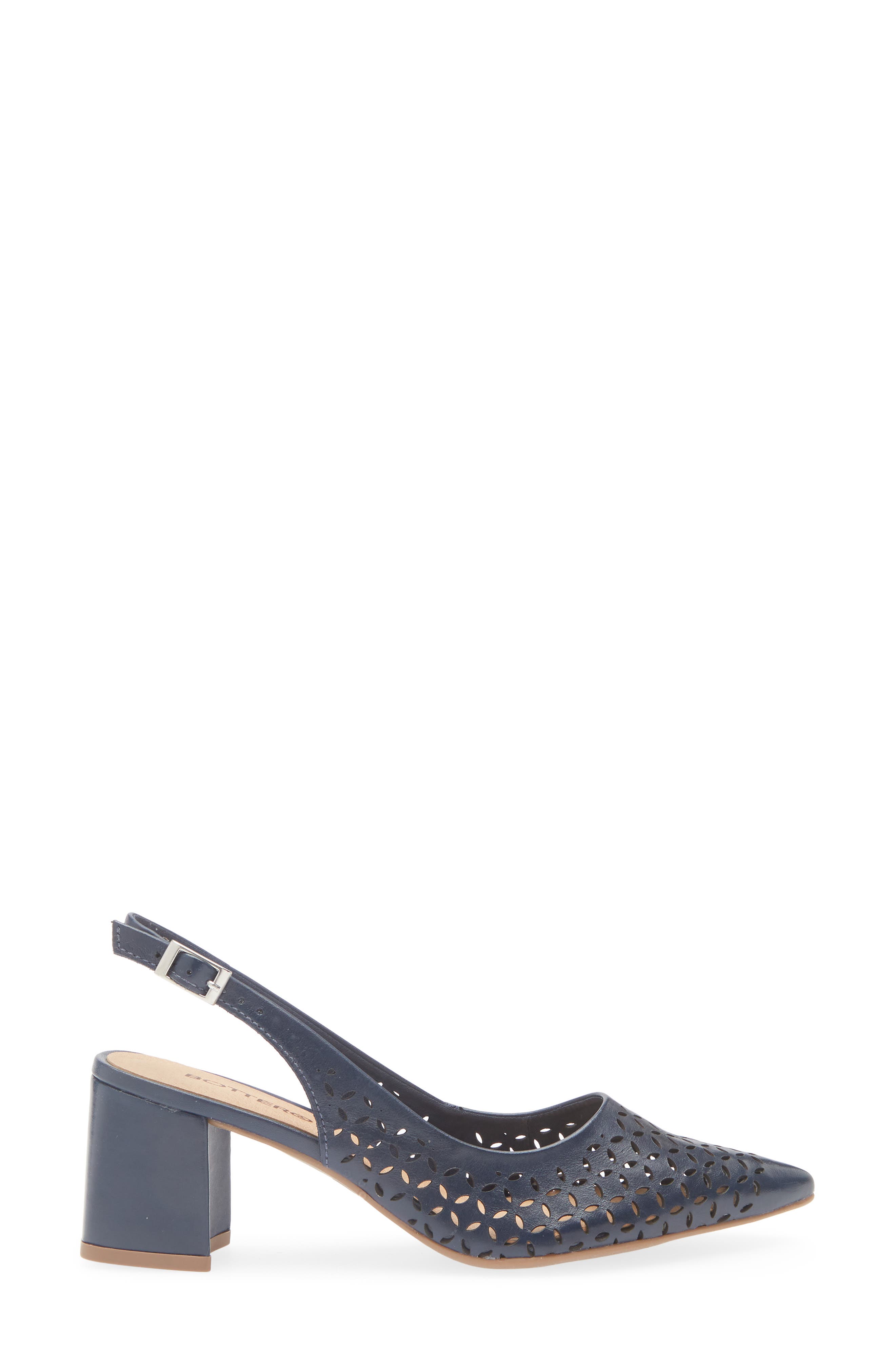 Janet Slingback Pointed Toe Pump, Alternate, color, MARINHO 24