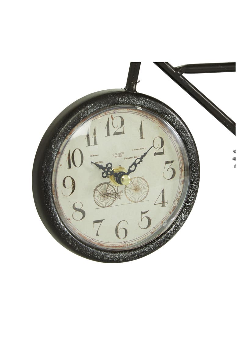 Set of 2 Bicycle Clocks, Alternate, color, MULTI COLORED