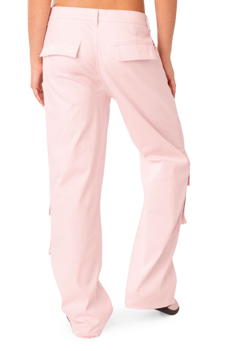 Joan Low Rise Cargo Pants, Alternate, color, LIGHT-PINK