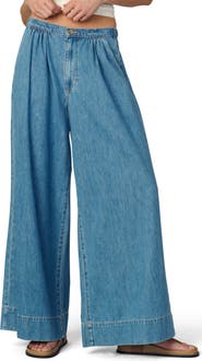 Joe's The Ruched Palazzo Wide Leg Jeans