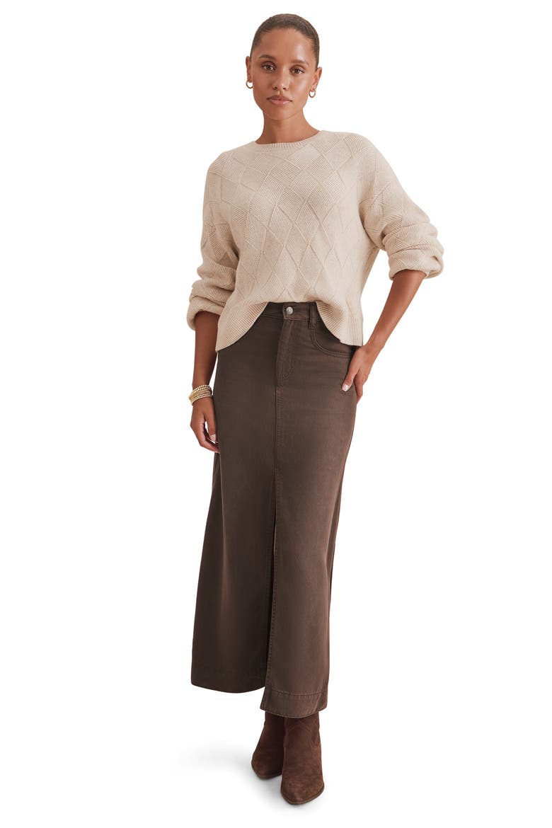 Solstice Sweater, Alternate, color, WHEAT BEIGE HEATHER