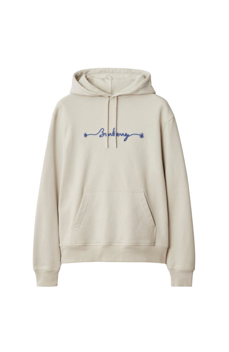 Burberry Knot Logo Cotton Hoodie, Alternate, color, 