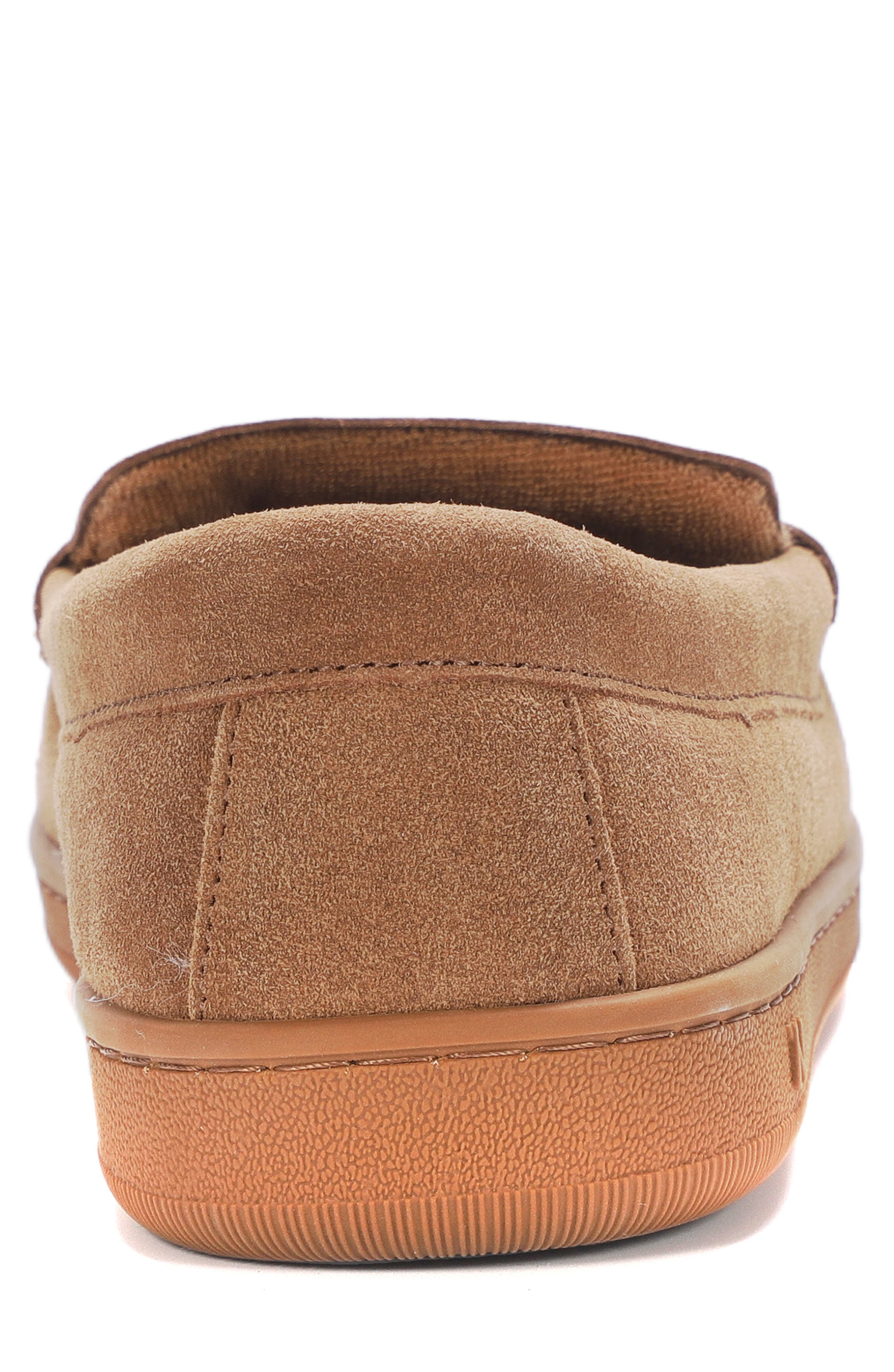 Mykos Brett Moc Slipper, Alternate, color, Chestnut