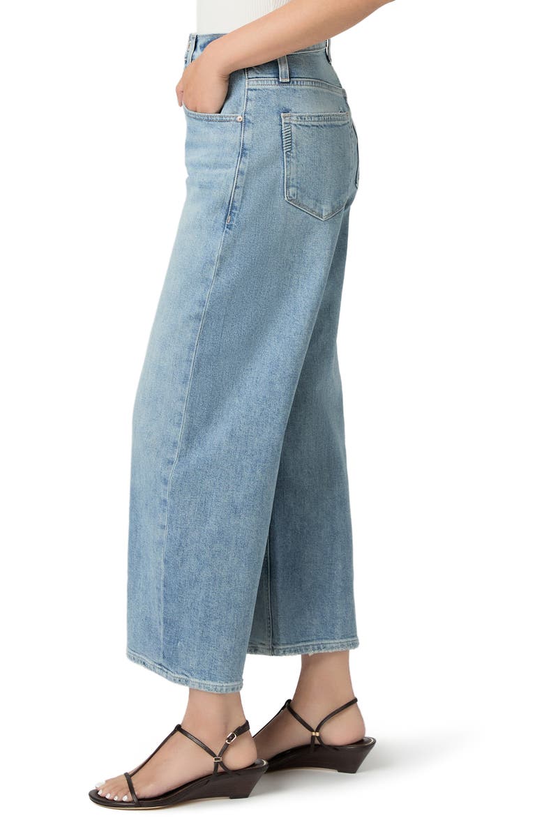 PAIGE Arellia High Waist Ankle Barrel Jeans, Alternate, color, Audubon