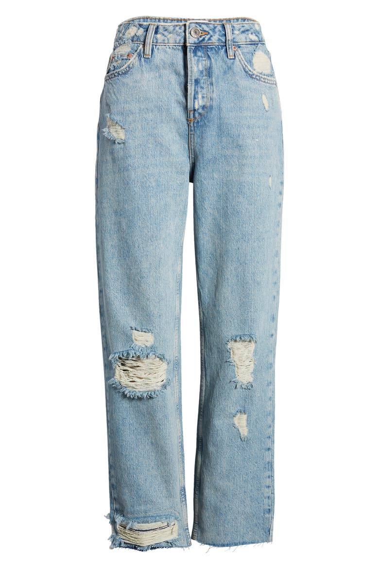 Pax Ripped High Waist Jeans, Alternate, color, SUMMER VINTAGE