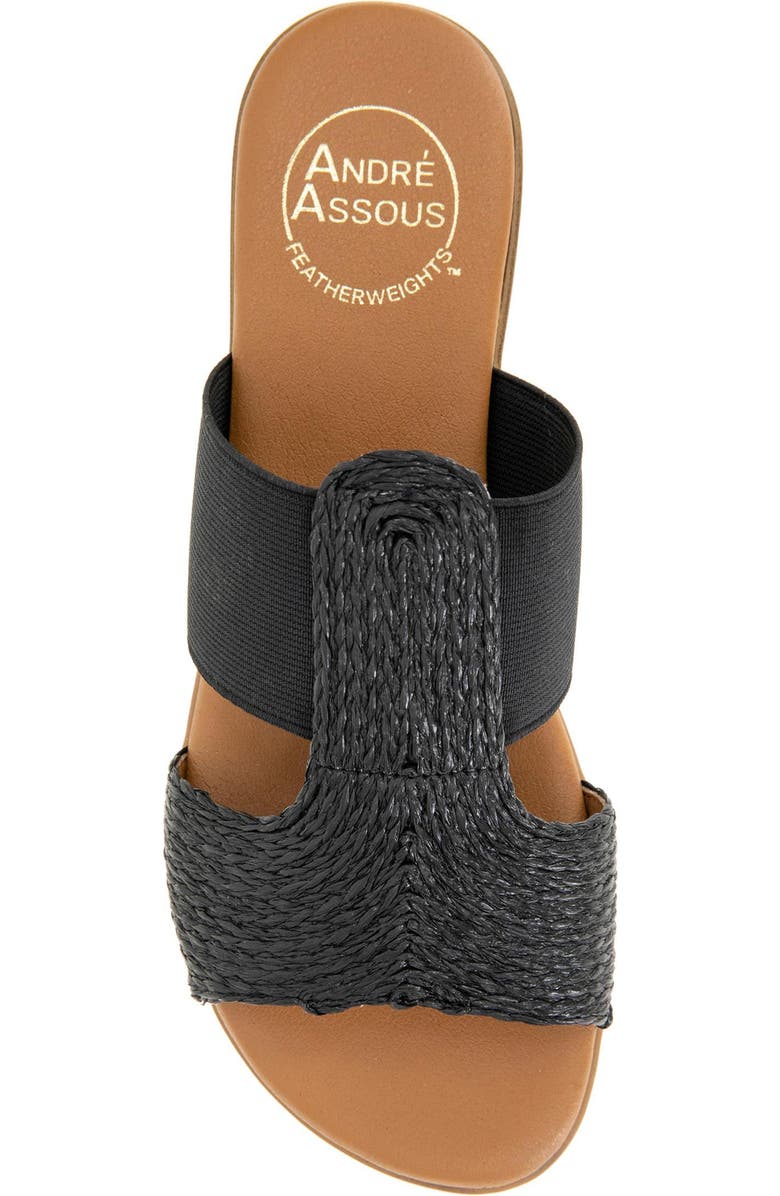 André Assous Norah Slide Sandal, Alternate, color, Black