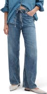 rag & bone Featherweight Phoebe Drawstring Wide Leg Jeans