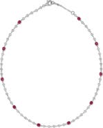 Bony Levy 18K Gold El Mar Ruby & Diamond by the Yard Necklace