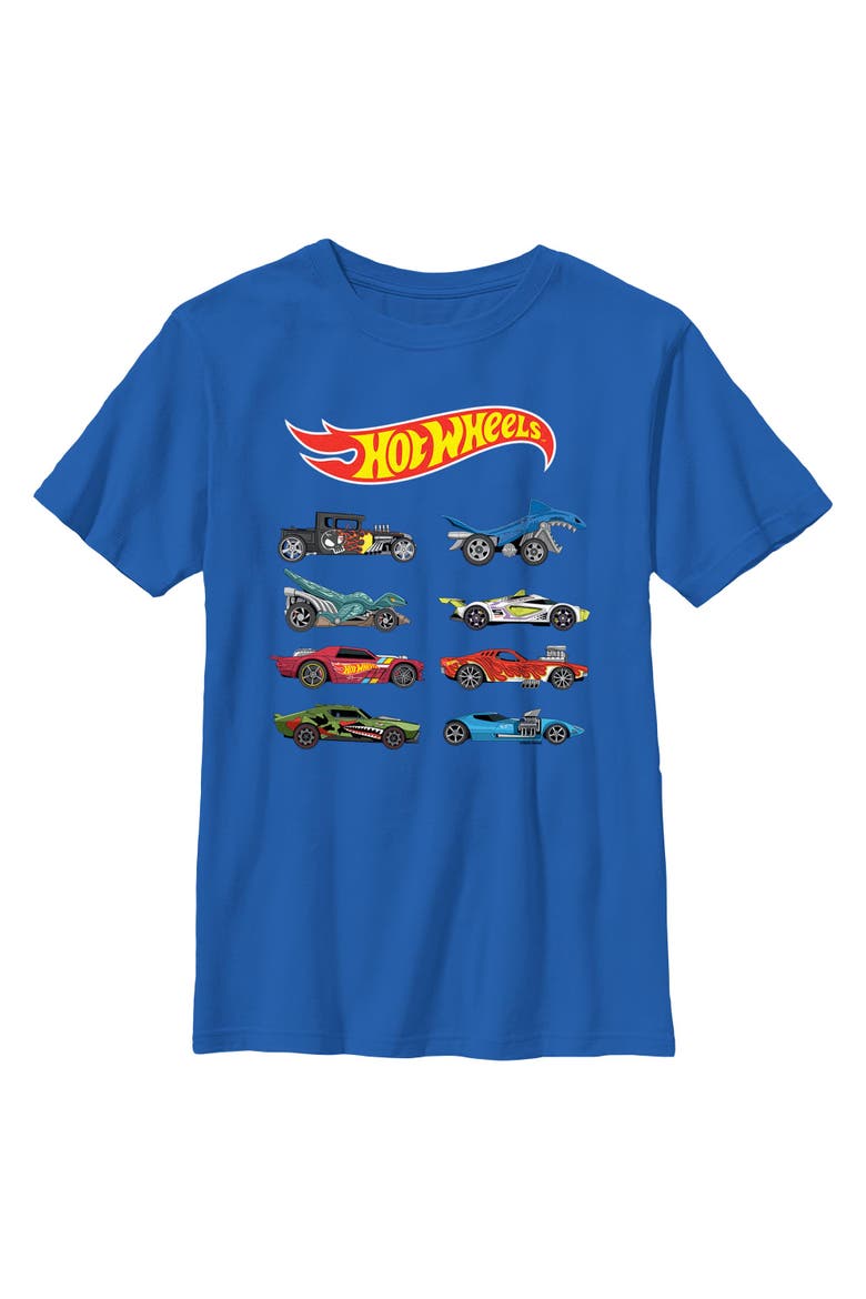 Boy's Hot Wheels Car Models  Graphic T-Shirt, Main, color, Royal Blue