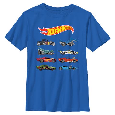 Boy's Hot Wheels Car Models  Graphic T-Shirt