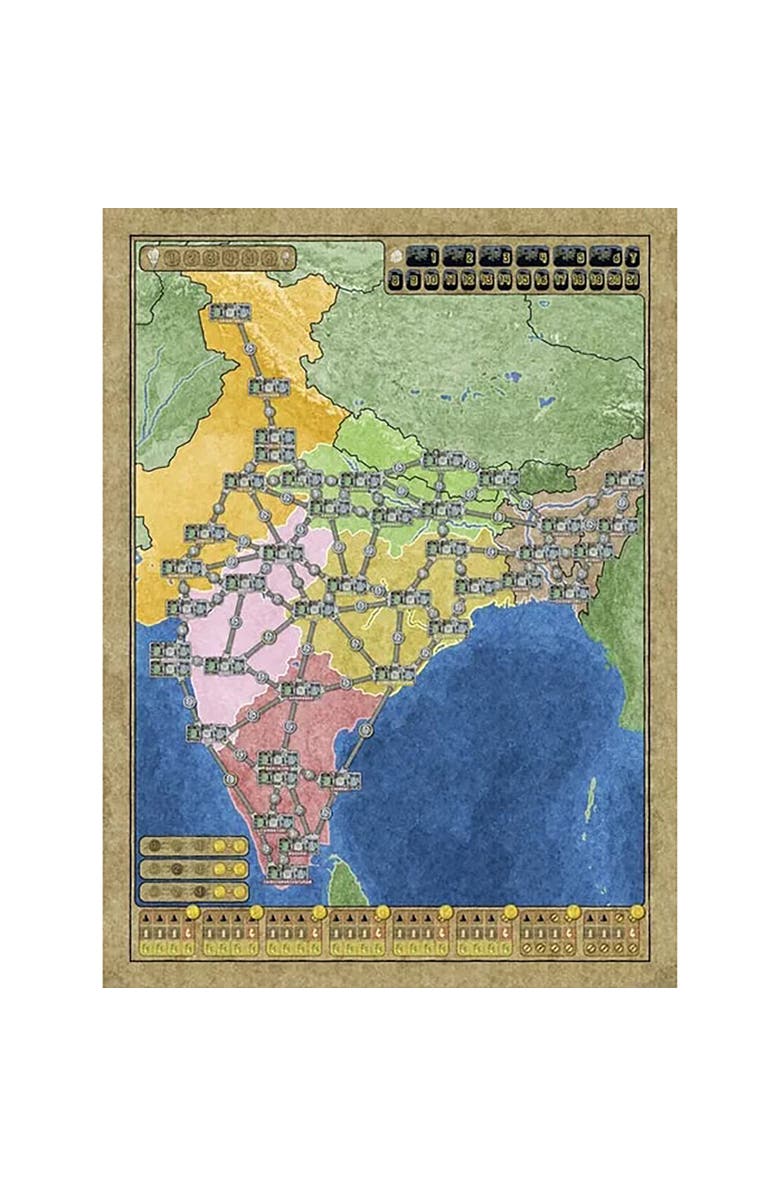Rio Grande Games Power Grid, Australia/India Recharged, Alternate, color, Multicolored