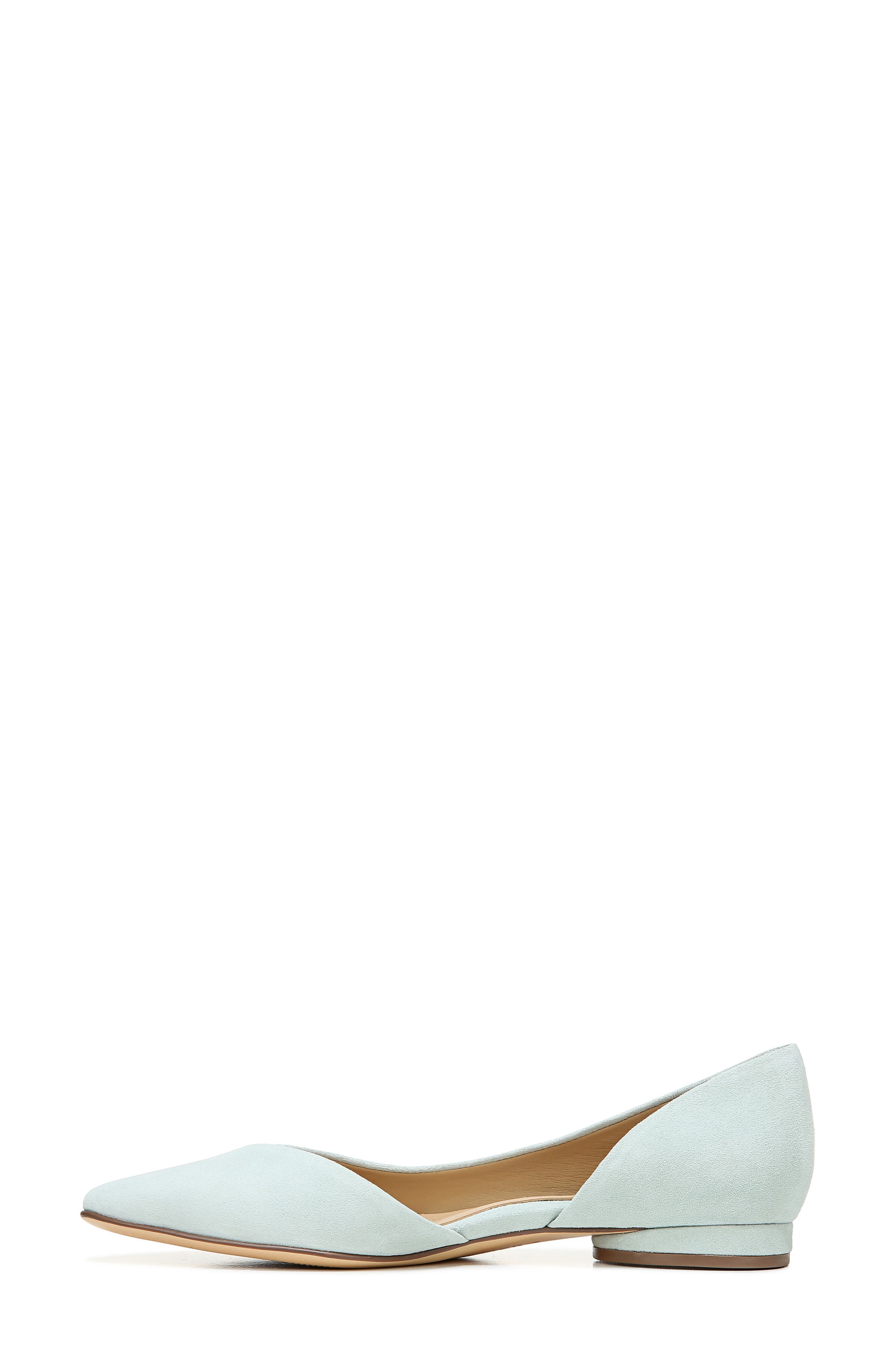 Hayden Half d'Orsay Pump, Alternate, color, SOFT MINT SUEDE