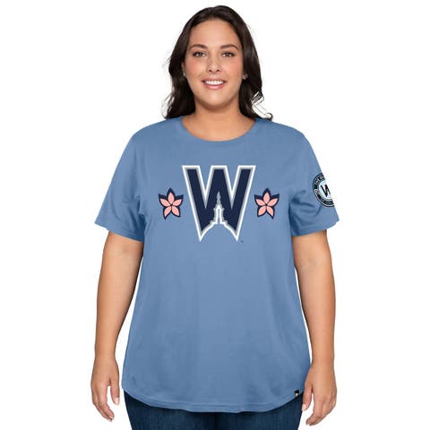 Women's New Era Powder Blue Washington Nationals 2025 City Connect Plus Size T-Shirt