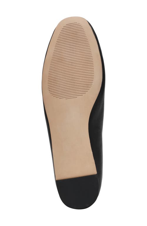 Shop Steve Madden Leni Flat In Black Leather