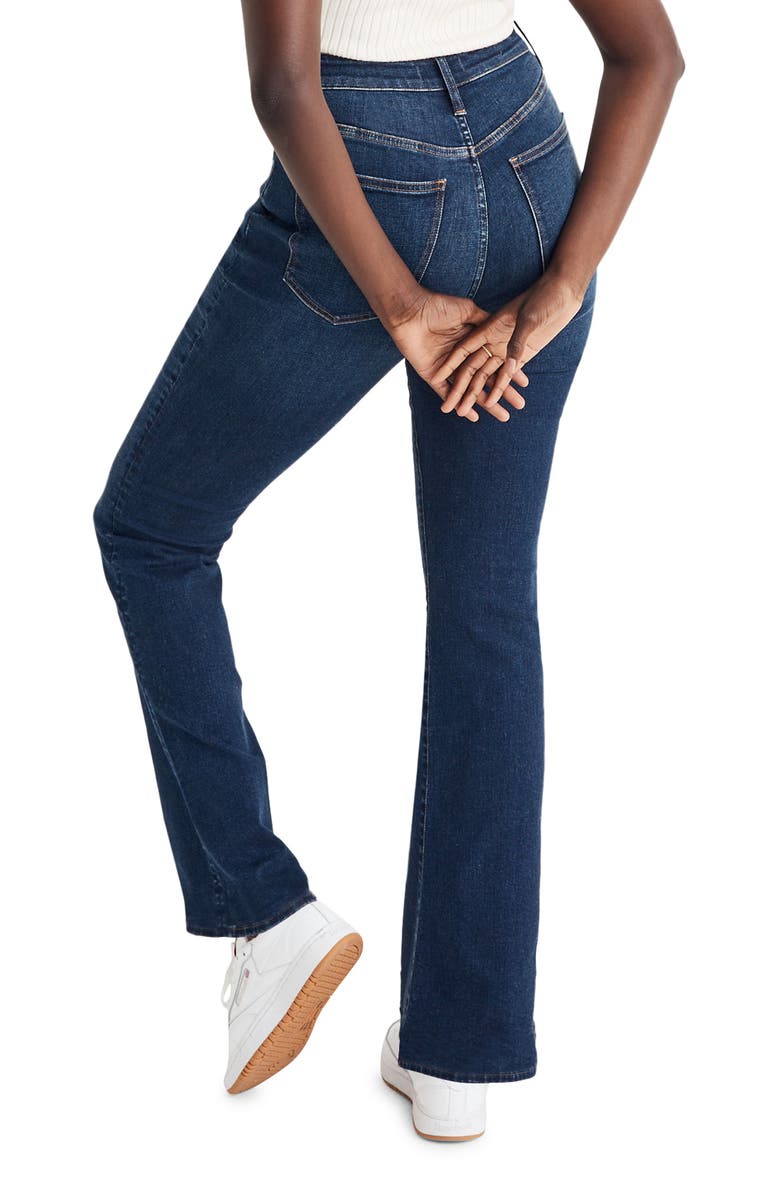 Madewell Curvy High Waist Skinny Flare Jeans, Alternate, color, 