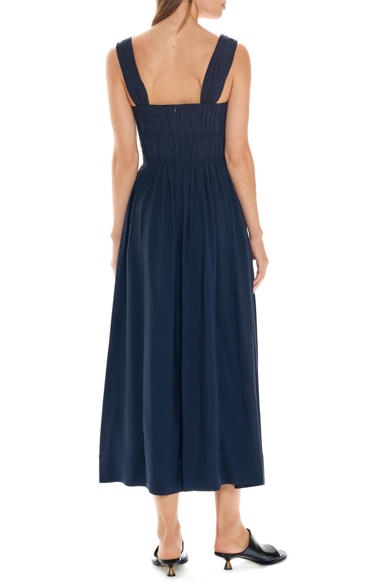 La Ligne Sweetheart Neck Smock Bodice Dress, Alternate, color, 