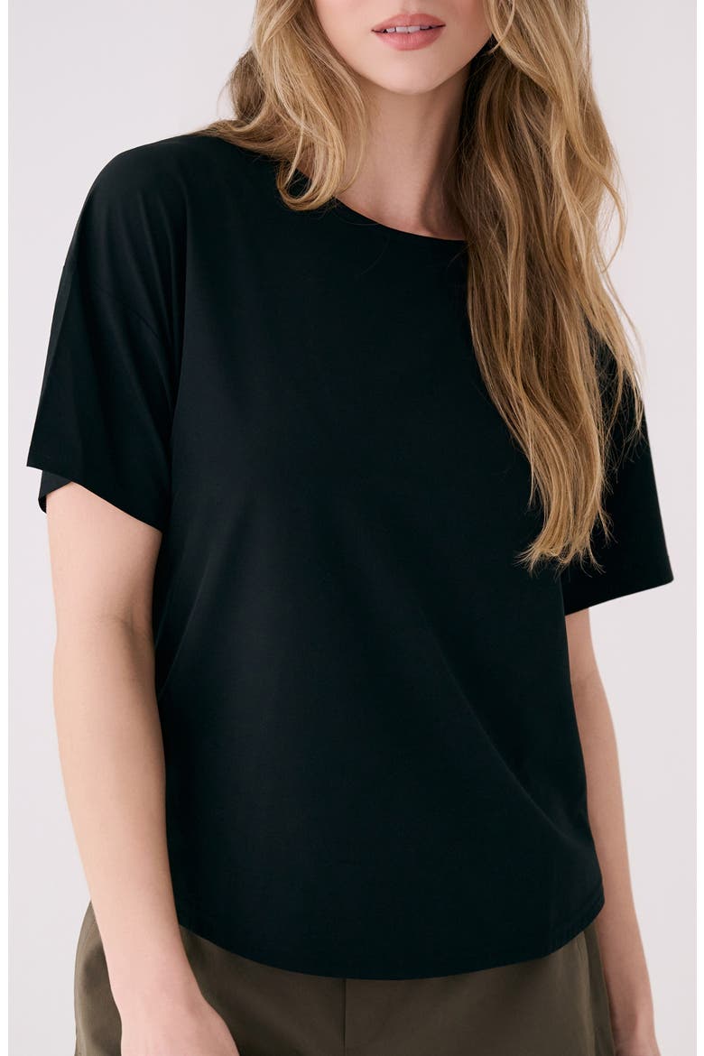Olivie T-Shirt, Main, color, BLACK