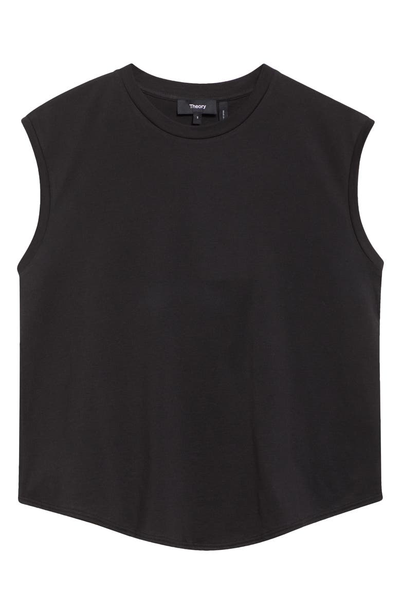 Theory Apex Organic Cotton Curved Hem Tank, Alternate, color, 