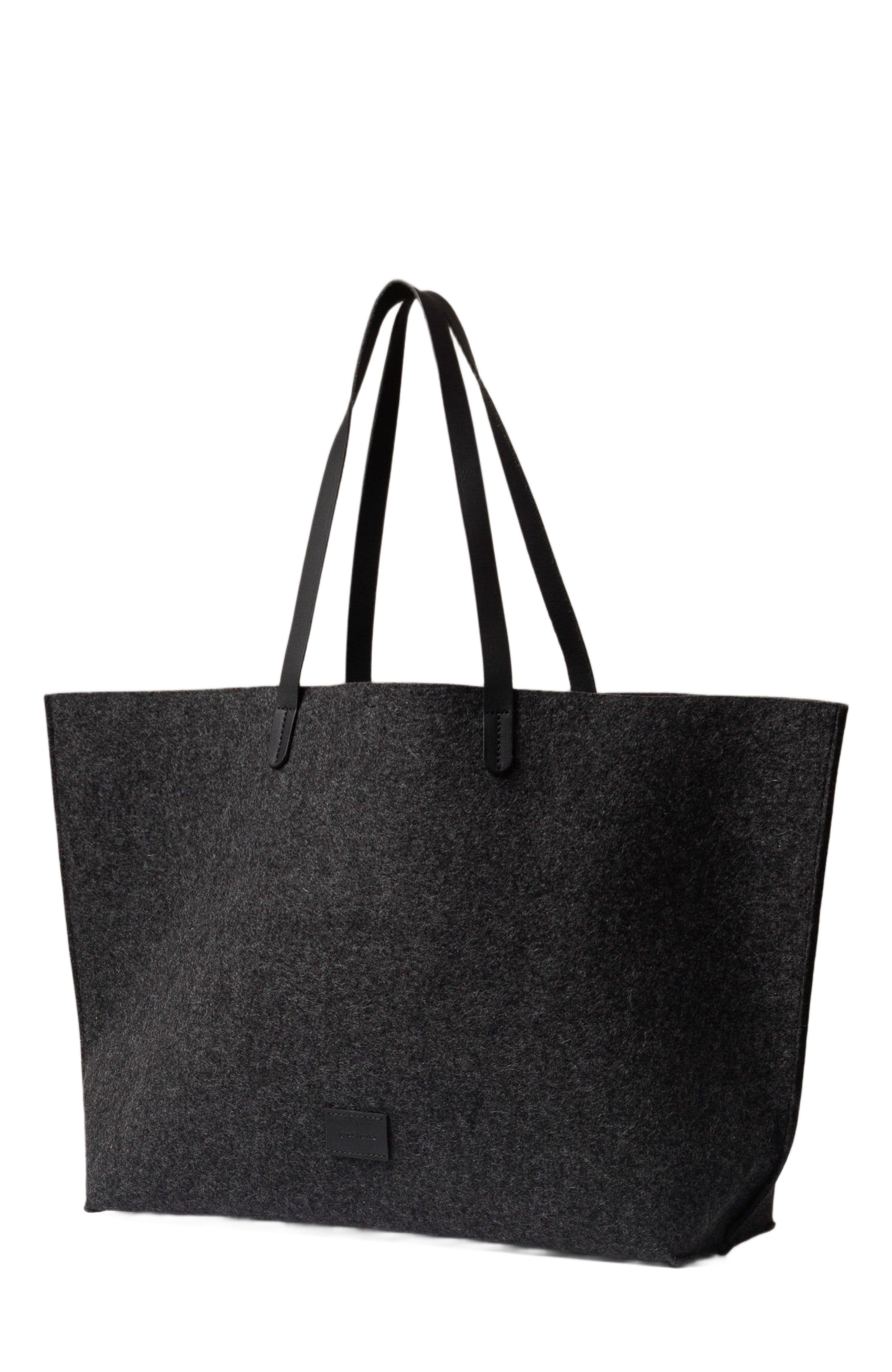 Graf Lantz Hana Merino Wool Boat Bag, Alternate, color, Charcoal