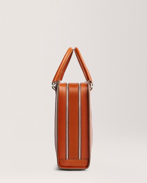 Carl Friedrik Palissy Double Briefcase In Cognac