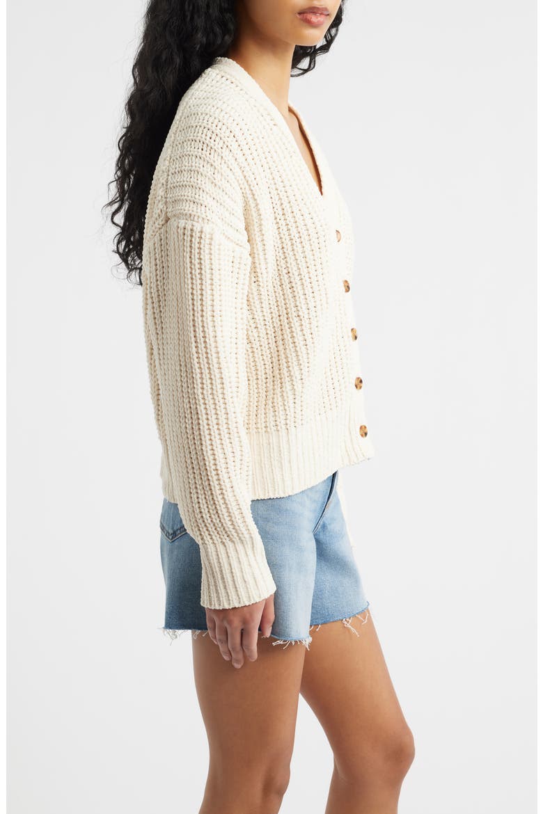 Neon Isles Cardigan, Alternate, color, OFF WHITE