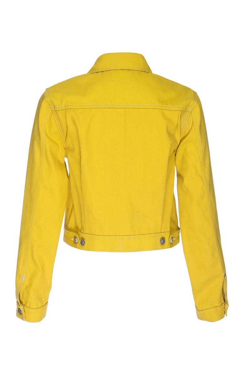 Hudson Jeans Lola Shrunken Trucker Jacket, Alternate, color, 