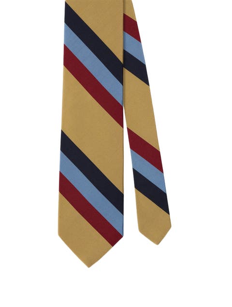 Robert Bold Silk Cotton Stripe Best of Class Necktie