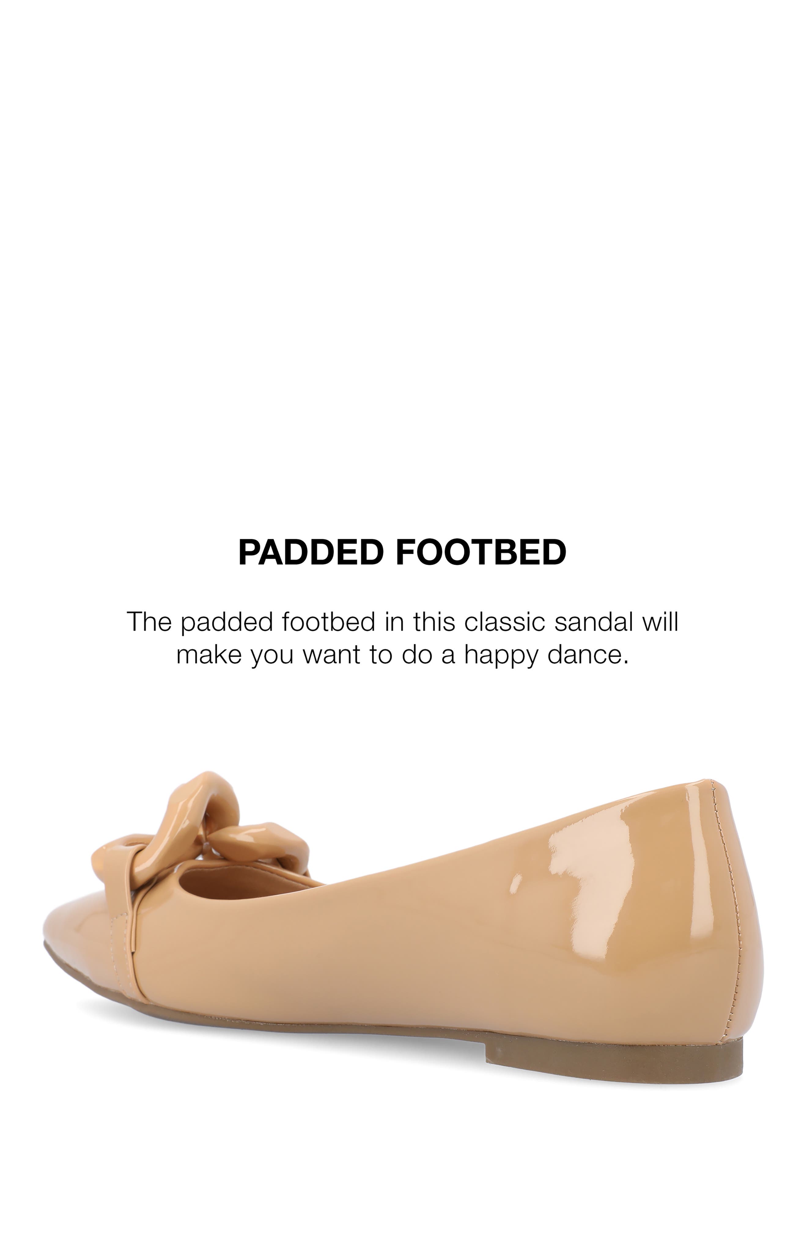 Journee Collection Clareene Pointed Toe Flat, Alternate, color, Tan