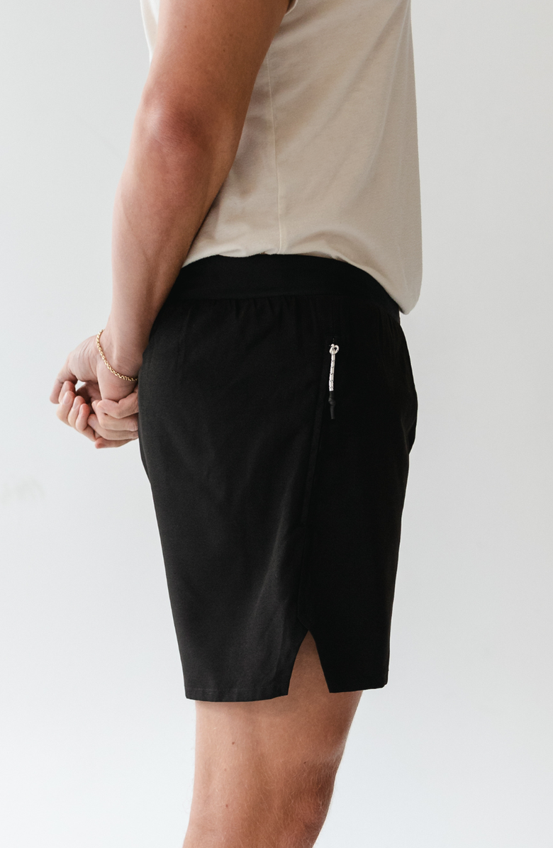 Cooldown Kenny Running Shorts, Alternate, color, Black