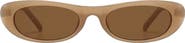 Fifth & Ninth Nina 68mm Polarized Oversize Oval Sunglasses