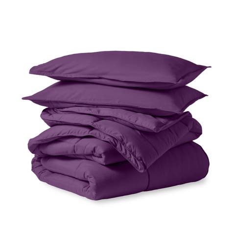 All-Season Down Alternative Comforter Set - Oversized Queen