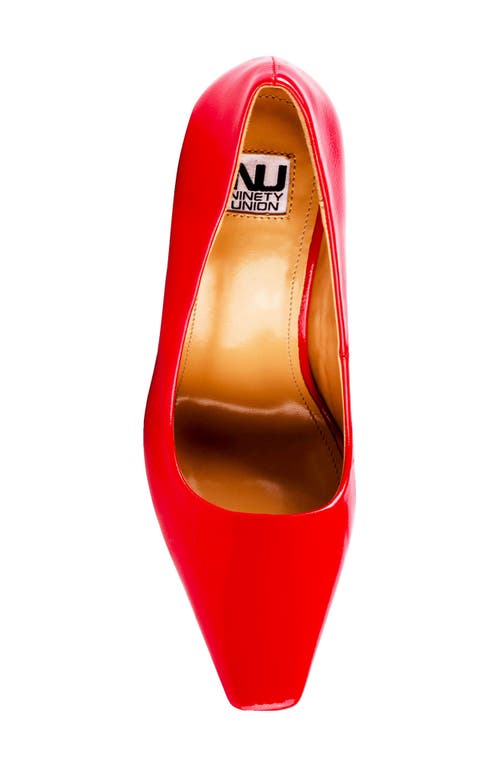 Ninety Union Pandora Patent Pump In Red