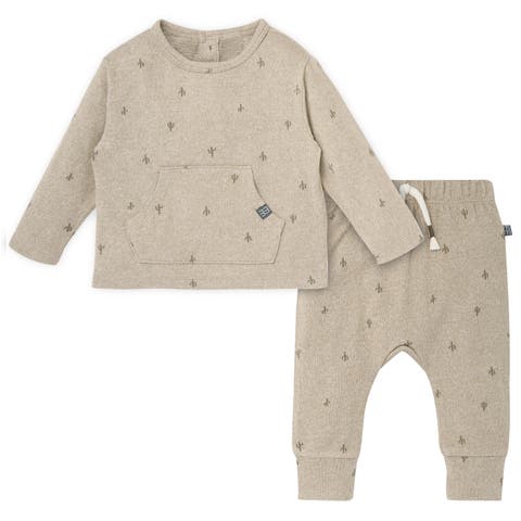 Brushed Hacci Top and Pant Set (Baby)